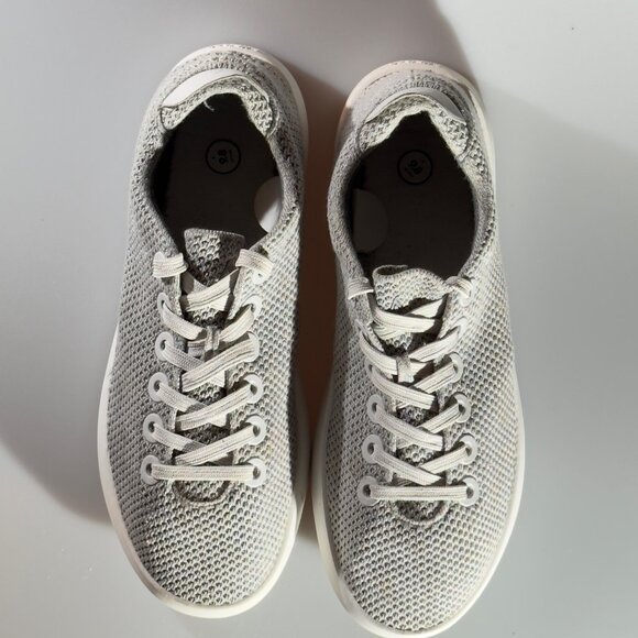 ALLBIRDS Tree Piper Runners Lightweight Knit Grey Sneakers Women's Size 10 - Picture 10 of 10